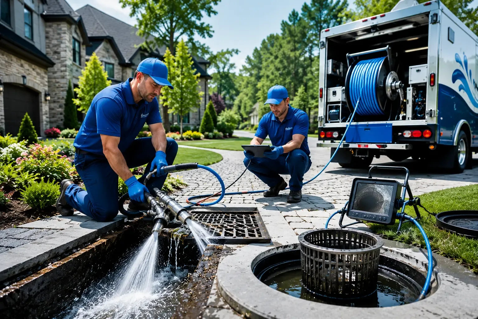 Local outdoor drain cleaning professionals in Farmersburg, IA